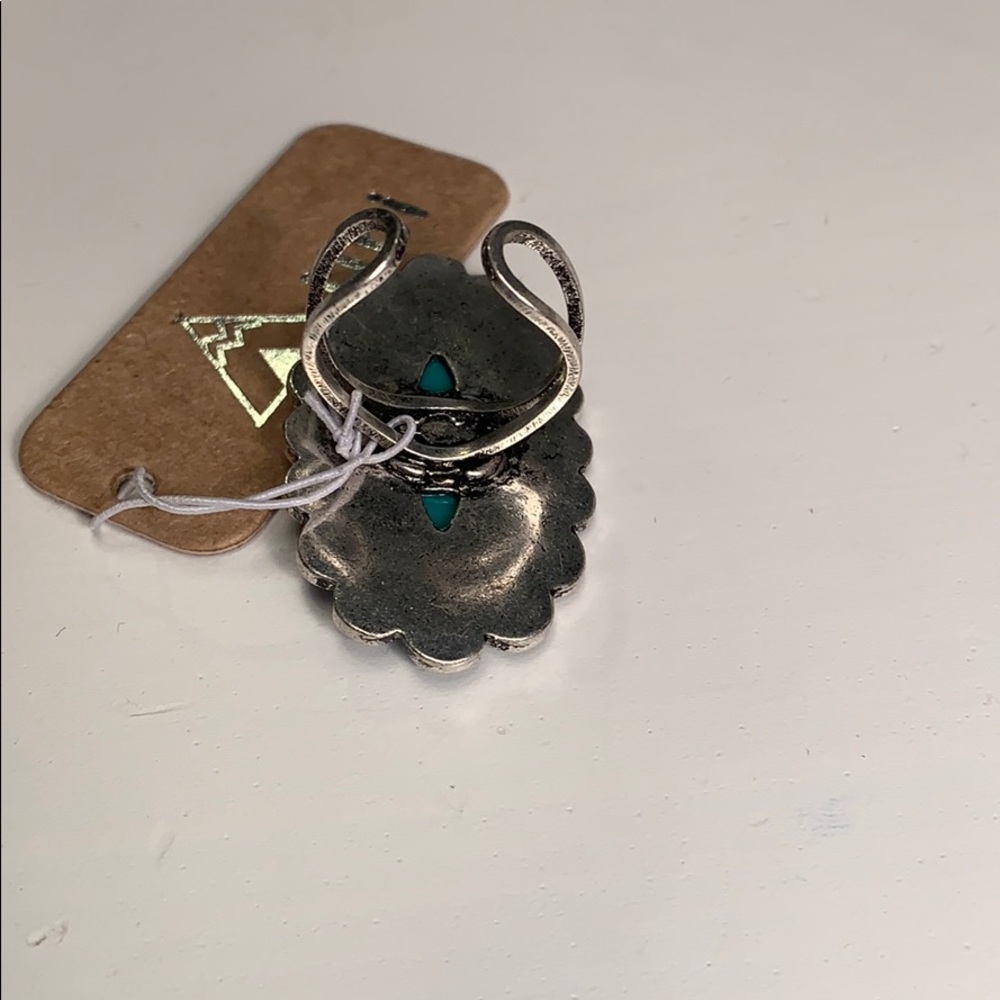 Silver Tone Bohemian Inspired Blossom Ring - Picture 6 of 6